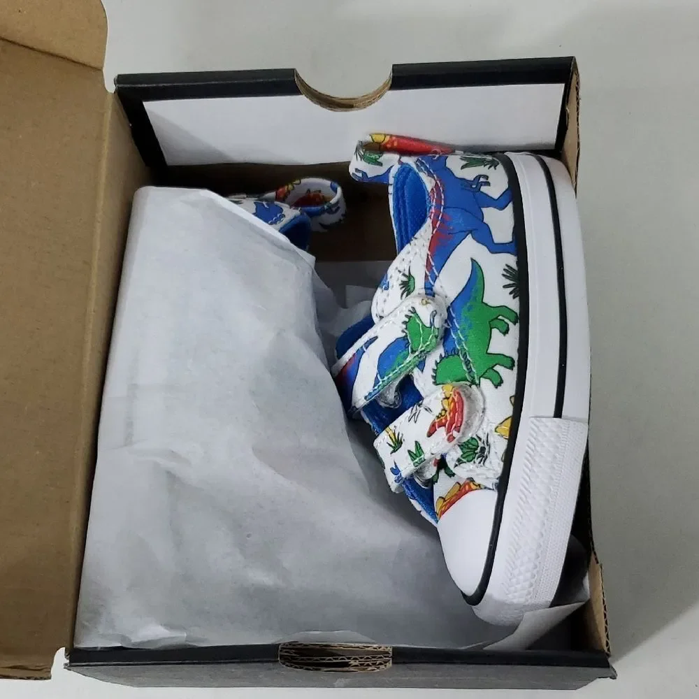 Converse CTAS 2V OX Infant Dinosaur Low Top Sneakers Size 5 NIB